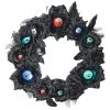 WREATH 15IN LU EYEBALL BLACK